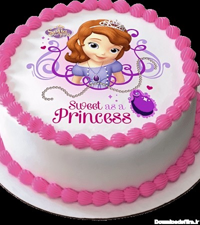 کیک پرنسس صوفیا تصویری | الو کیک سفارش کیک انلاین