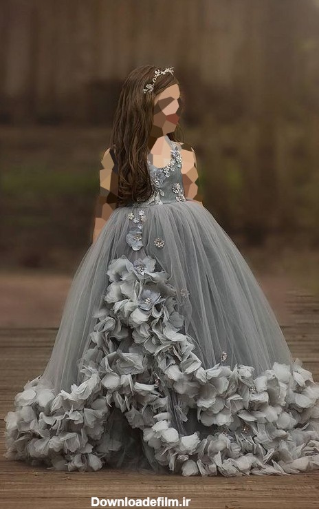 عکس لباس عروس بچه گانه پف دار