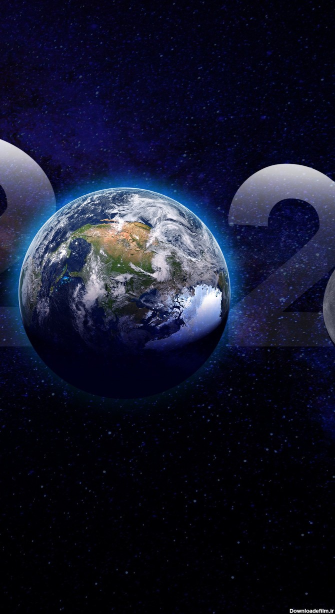 عکس زمینه کره زمین و سال 2020 میلادی پس زمینه | والپیپر گرام
