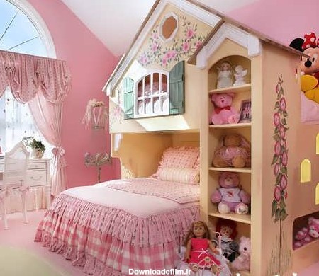 طراحی مدل دکوراسیون اتاق کودک دختر
