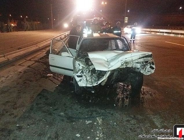 خبرآنلاین - تصاویر | تصادف مرگبار پراید با کامیون در بزرگراه یاسینی