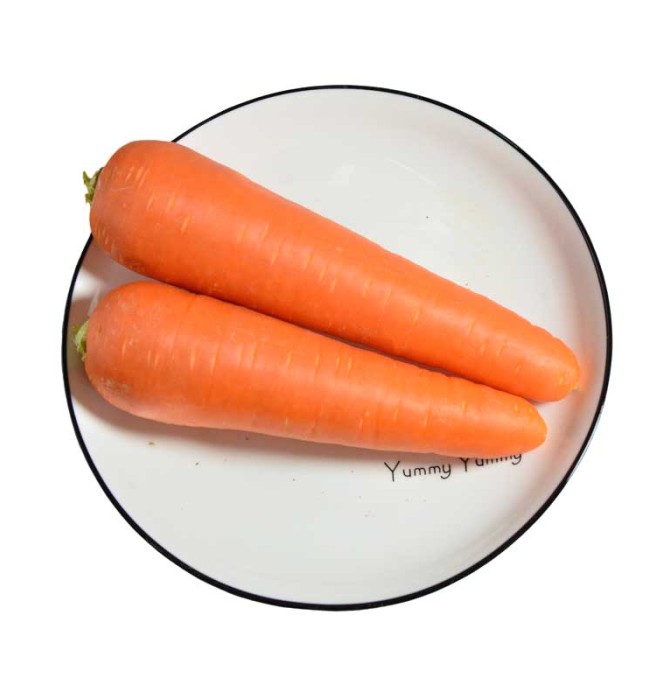 طرح هویج داخل بشقاب