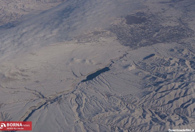 عکس/ تصاویر هوایی از کوهستان های پر برف ایران