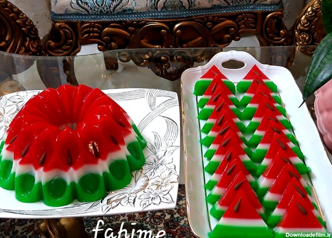 طرز تهیه ژله هندوانه(یلدا) ساده و خوشمزه توسط fahime - کوکپد