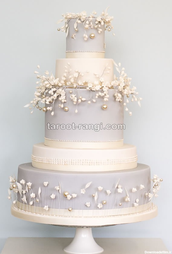 کیک عروسی دو و سه طبقه با انواع مدل کیک | تاروت رنگی