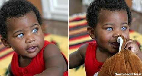 پسر آفریقایی با زیباترین چشمان جهان / عکس