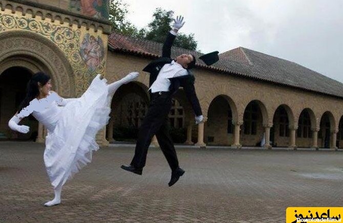 عکس) خلاقیت خنده دار یک عروس در ثبت سمی ترین عکس از جشن ...