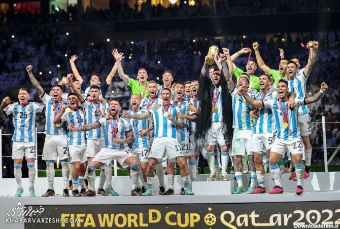 تصاویری جذاب از جشن قهرمانی آرژانتین در جام‌جهانی ۲۰۲۲ به روایت ...