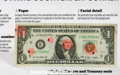 تشخیص دلار اصل