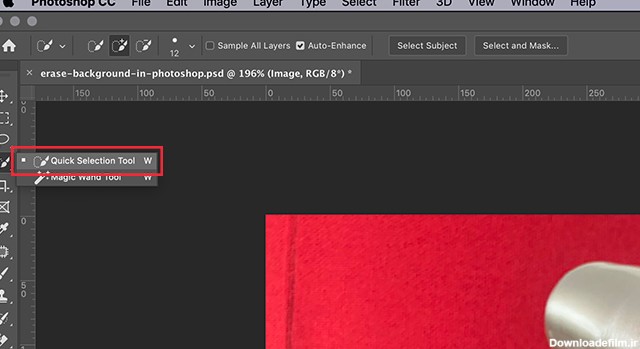 حذف پس‌زمینه تصاویر در فتوشاپ