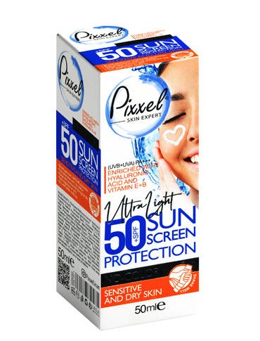 کرم ضد آفتاب پیکسل مناسب پوست خشک و حساس حجم 50 میلی لیتر ...