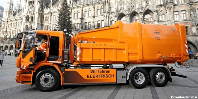 نسل جدید کامیون‌های حمل زباله در آلمان - همشهری آنلاین