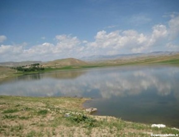 دریاچه زیبای پری یکی از دریاچه های گردشگری ماهنشان