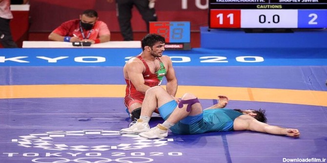 تصویری عجیب از آمادگی بدنی خارق العاده حسن یزدانی در المپیک+ عکس