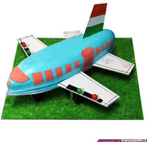 عکس کیک تولد پسرانه هواپیما
