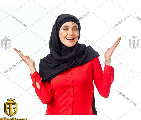 عکس با کیفیت خانم مسلمان خندان مناسب برای طراحی و چاپ - عکس خانم مسلمان - تصویر خانم مسلمان - شاتر استوک خانم مسلمان - شاتراستوک خانم مسلمان