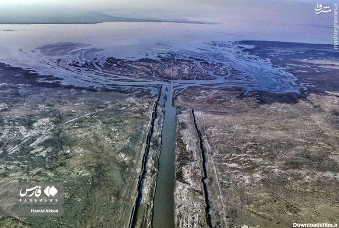 مشرق نیوز - عکس/ آب در رگ‌های "دریاچه ارومیه"