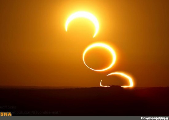 مشرق نیوز - تصاویر/وقتی ماه، خورشید را بلعید