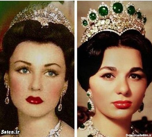 تصاویردیده نشده ازخانواده پهلوی فوزیه همسرسابق شاه خواهرملک فاروق