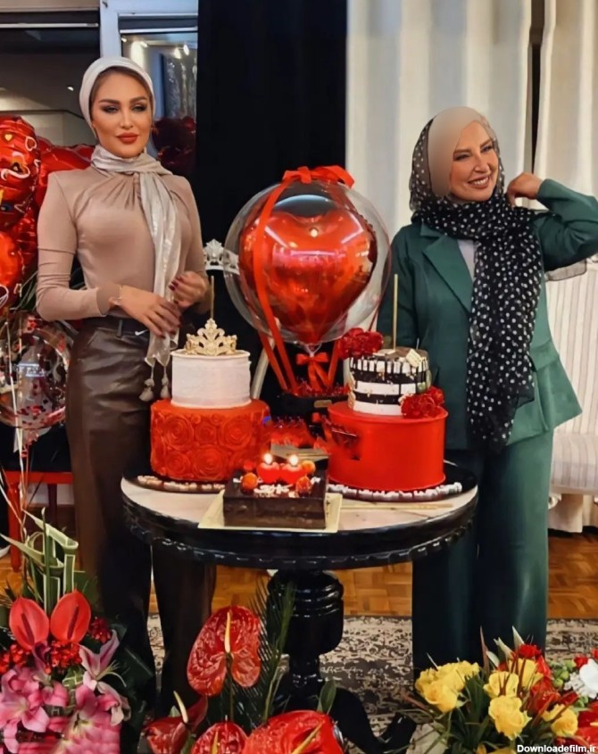 حضور مدل پرحاشیه و جنجالی ایرانی در جشن تولد مرجانه گلچین + عکس