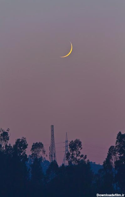پکیج 10 عددی تصویر زمینه با کیفیت HD و زیبای ماه در آسمان ...