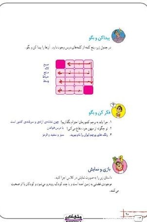 درس چهاردهم فارسی دوم دبستان | سوال با جواب | (14 صفحه PDF)