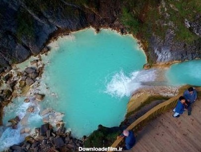 دریاچه‌ی عجیب فیروزه‌ای رنگ در ترکیه! +عکس