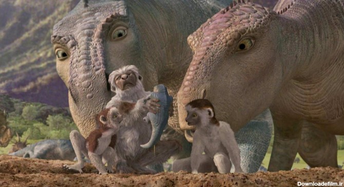 دایناسورها و خانواده لمورها در انیمیشن دایناسور دیزنی