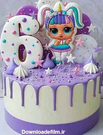 انواع مدل کیک های شیک و جذاب تولد دخترانه + تصاویر - تبریکده