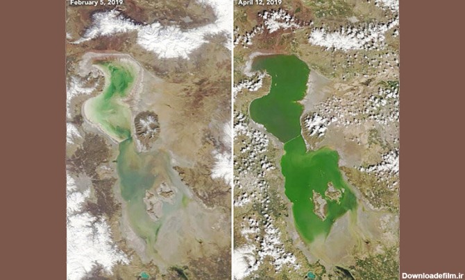 تازه‌ترین تصویر ماهواره‌ای از ارومیه | جان دوباره دریاچه - همشهری ...