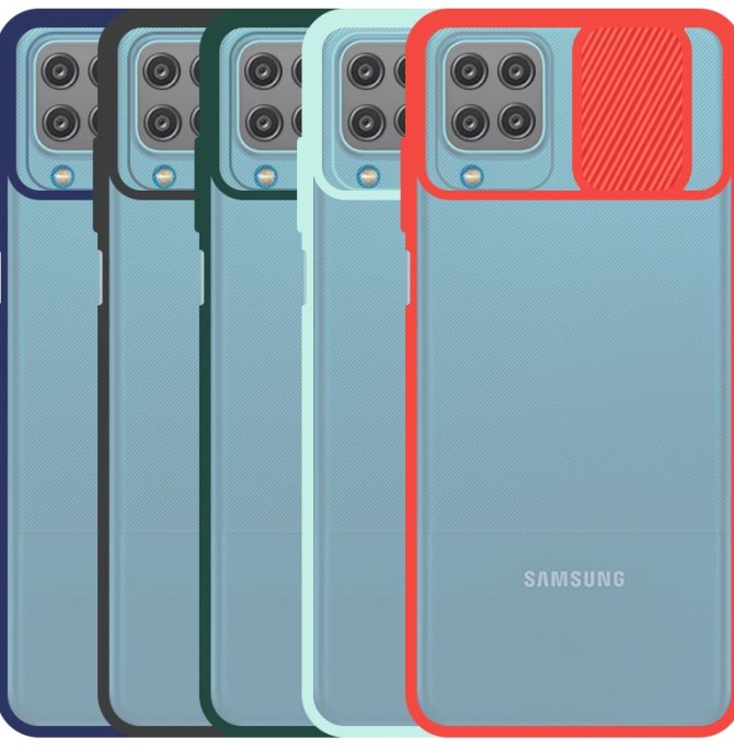 قاب گوشی سامسونگ Galaxy A12 پشت مات رنگی SAMSUNG A12