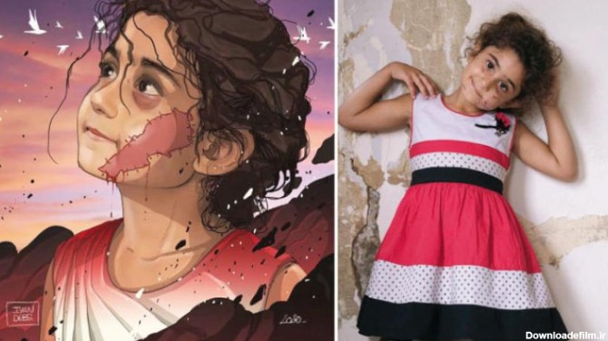 واكنش شبکه های اجتماعی به عکس دختر بچه لبنانی