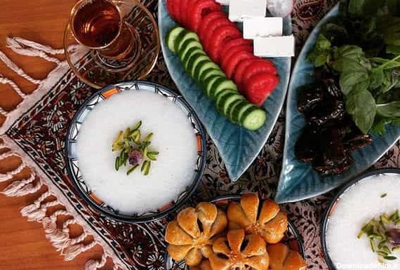 غذاهای افطار همراه با عکس 50 سفره افطار زیبا