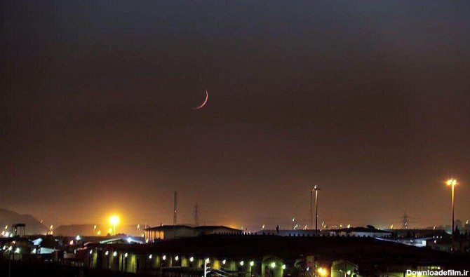 تصویر/ هلال ماه شوال در تهران
