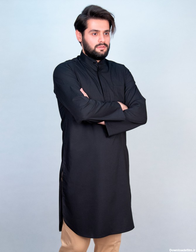 خرید و قیمت پیراهن مشکی ( پاکستانی)