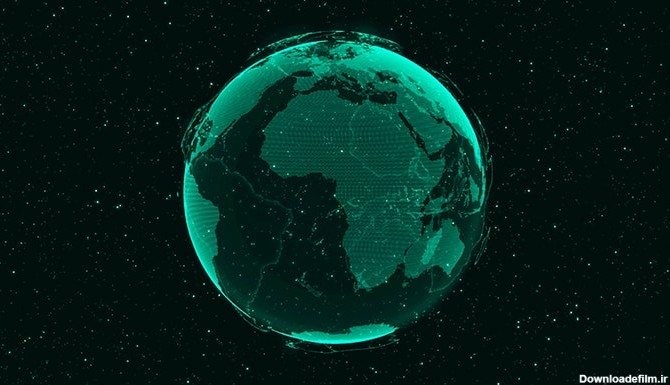 تصویر پس زمینه دیجیتالی از نقشه جهان و کره زمین | فری پیک ایرانی ...
