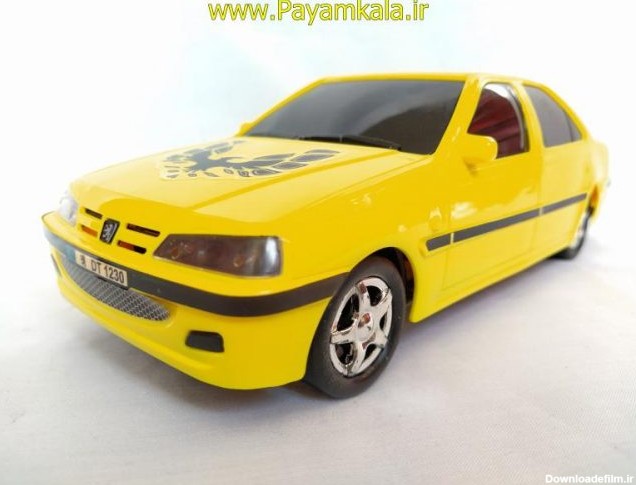 ماشین اسباب بازی پرشیا قدرتی - پلاستیکی زرد (DORJ TOY)