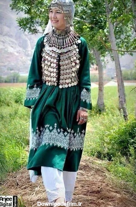 دختران ناز افغانستان با لباس محلی - دختری از افغانستان