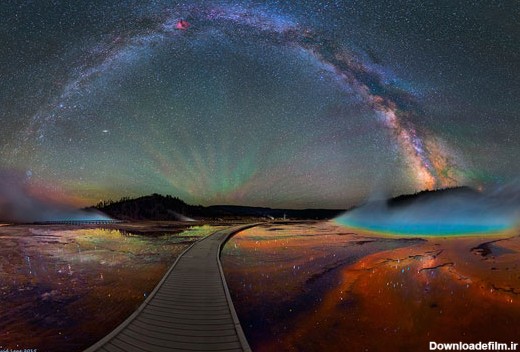 تصویر شگفت‌انگیز از کهکشان راه شیری | سایت انتخاب
