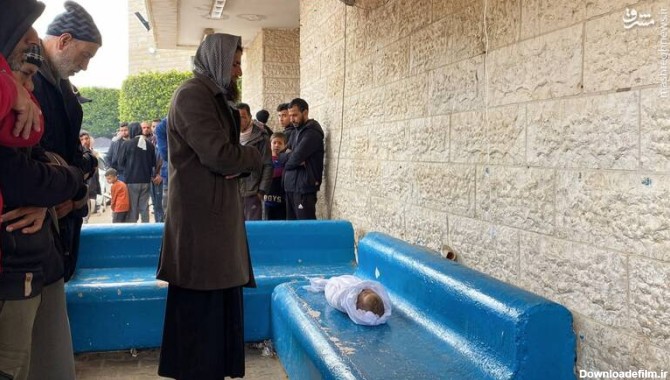 عکس/ نماز بر پیکر شهید کوچک فلسطینی