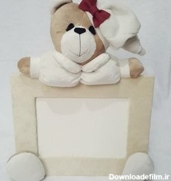 خرید و قیمت قاب عکس کودک مدل خرس پاپیون دار | ترب