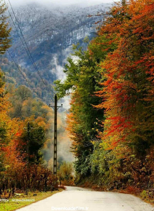 عکس طبیعت شمال در پاییز