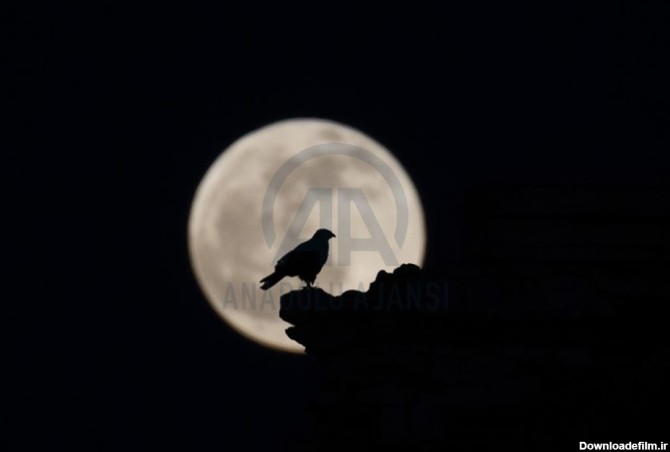 منظره زیبای ماه کامل در ادیرنه - Anadolu Ajansı