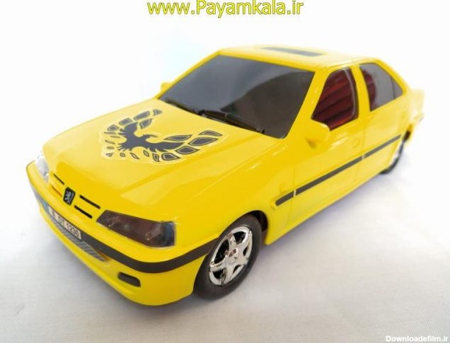 ماشین اسباب بازی پرشیا قدرتی - پلاستیکی زرد (DORJ TOY)