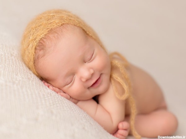 تصاویر زیبا از لبخند شیرین نوزادان - مجله تصویر زندگی