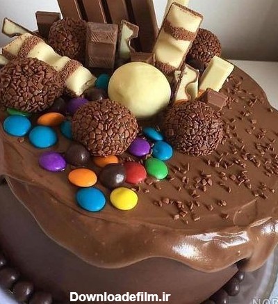 عکس کیک شکلاتی خوشگل - عکس نودی