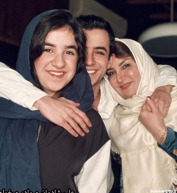 علی شادمان مادر و خواهرش