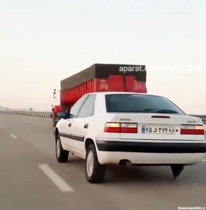 رانندگی با زانتیای ۳ چرخ با سرعت ۱۶۰ کیلومتر (فیلم)