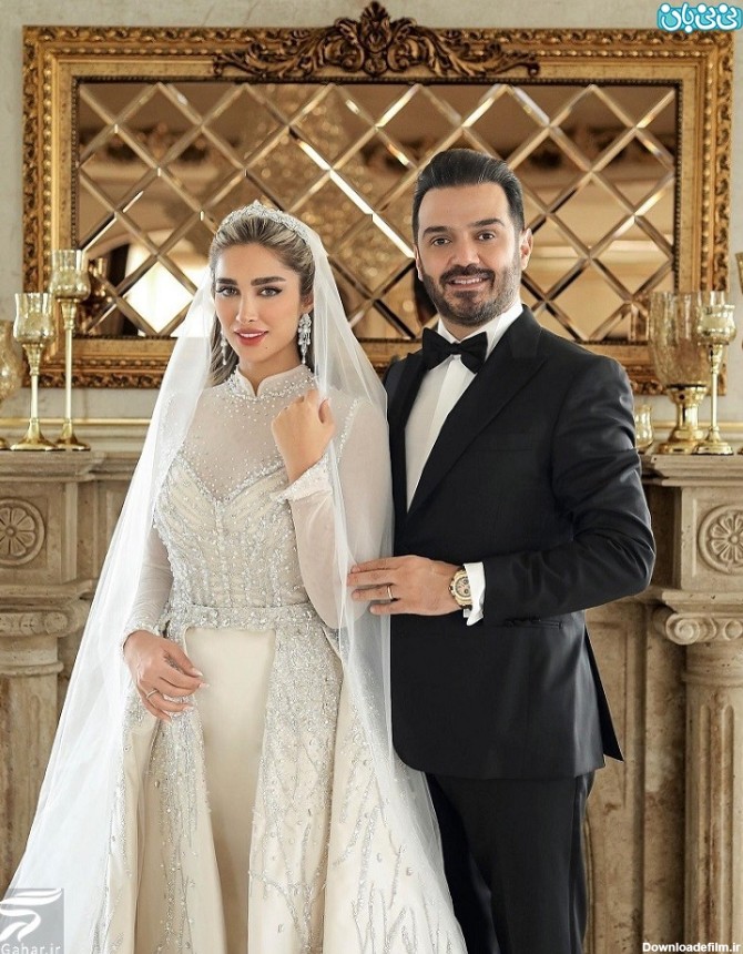 لباس عروس آناشید حسینی، آستین بلندی که ترند می‌شود!