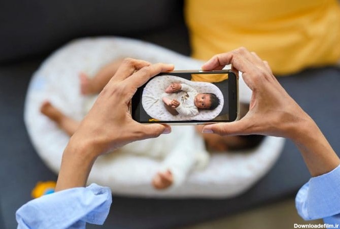 روش عکس گرفتن از نوزاد در خانه برای اینستاگرام